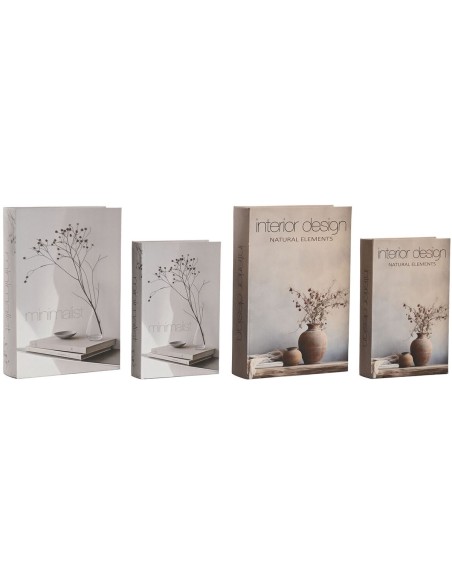 CAJA LIBRO SET 2 PU 21X7X30 INTERIOR DESIGN 2 SURT
