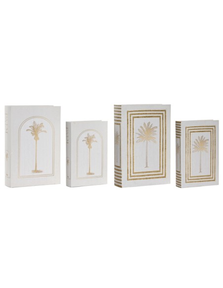 CAJA LIBRO SET 2 PU MDF 21X7X30 GLAM 2 SURT. CAJA LIBRO SET 2 PU MDF 21X7X30 GLAM 2 SURT.