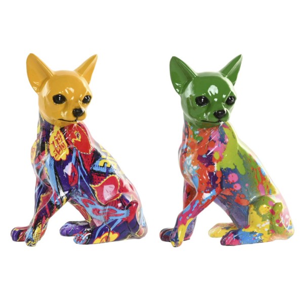 FIGURA RESINA 12X9X17 CHIHUAHUA 2 SURT.