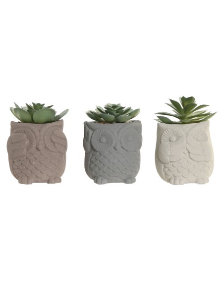 FIGURA CEMENTO PVC 7X7X9 BUHO CACTUS 3 SURT. FIGURA CEMENTO PVC 7X7X9 BUHO CACTUS 3 SURT.