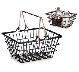 CESTA  ASA COBRE NEGRA MED