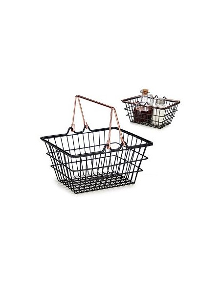 CESTA  ASA COBRE NEGRA MED