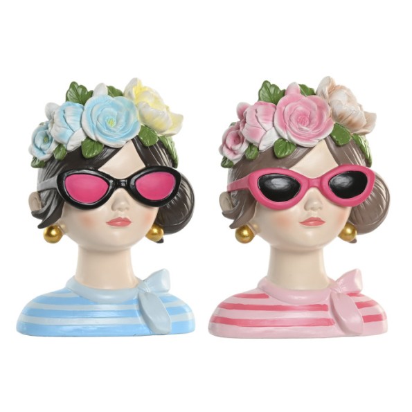 FIGURA RESINA 14X10X20 CHICA 2 SURT.