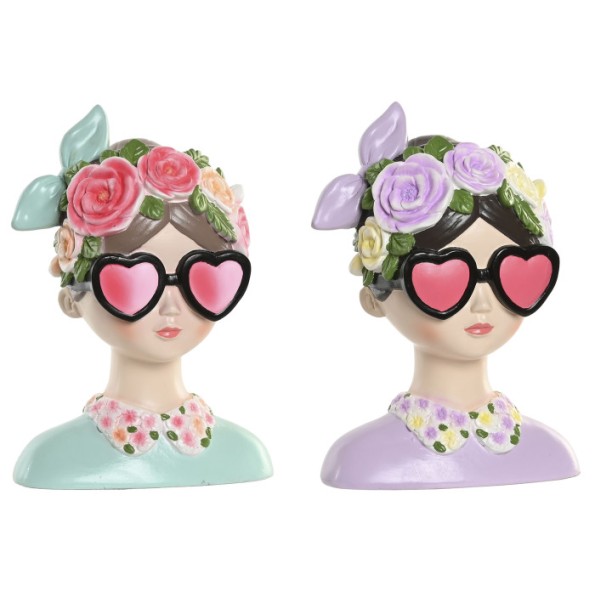 FIGURA RESINA 14,5X10,5X20 CHICA 2 SURT.