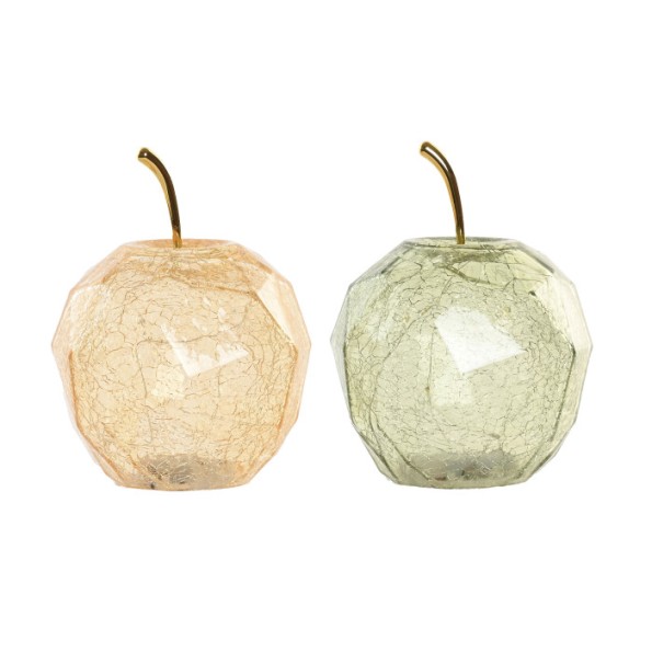 DECORACION LUMINOSA CRISTAL 12X12X17 MANZANA 2 SUR