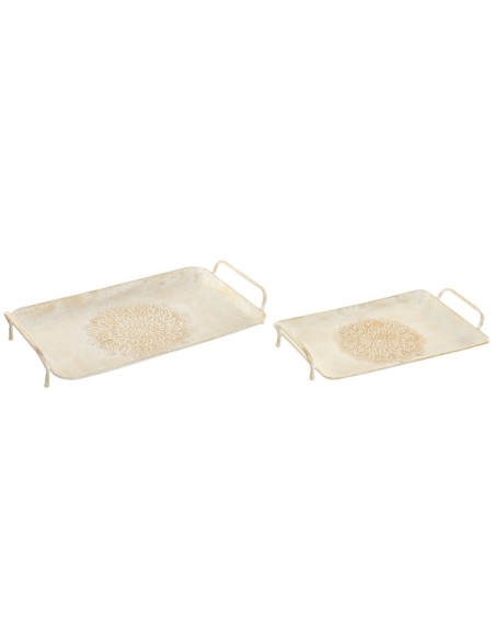 BANDEJA DECORACION SET 2 METAL 48X28X6 MANDALA BANDEJA DECORACION SET 2 METAL 48X28X6 MANDALA