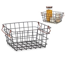 CESTA ASA COBRE NEGRA GR