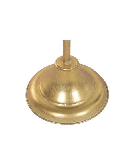 LAMPARA PIE METAL 33X33X140 DORADO