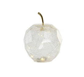 DECORACION LUMINOSA CRISTAL LED 14X14X19 MANZANA