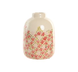 JARRON CERAMICA 16X16X23 FLORES PINTADO MANO