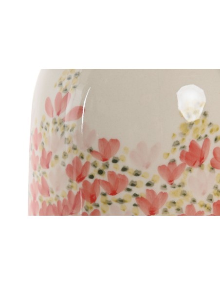 JARRON CERAMICA 16X16X23 FLORES PINTADO MANO JARRON CERAMICA 16X16X23 FLORES PINTADO MANO