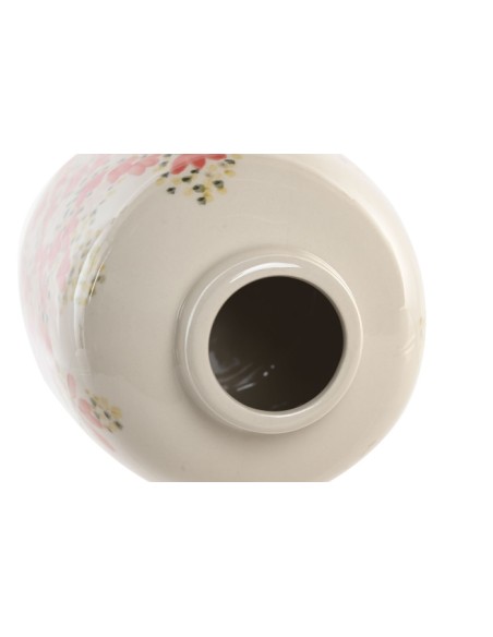 JARRON CERAMICA 16X16X23 FLORES PINTADO MANO JARRON CERAMICA 16X16X23 FLORES PINTADO MANO