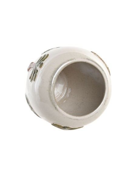 JARRON CERAMICA 21X21X29 PALMERAS PINTADO MANO JARRON CERAMICA 21X21X29 PALMERAS PINTADO MANO