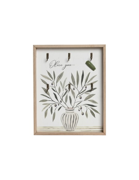 GUARDALLAVES MDF 24X3X30 BLANCO