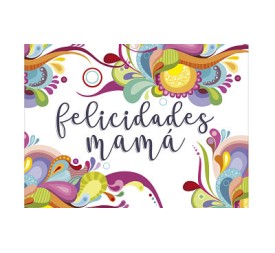 MINI CARD DETALLE FELICIDADES MAMA 66 x 90 mm