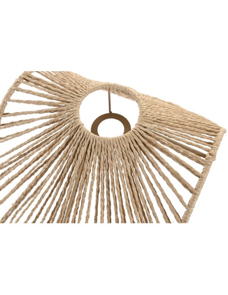 PANTALLA SET 3 FIBRA METAL 66X50X35 NATURAL MARRON PANTALLA SET 3 FIBRA METAL 66X50X35 NATURAL MARRON