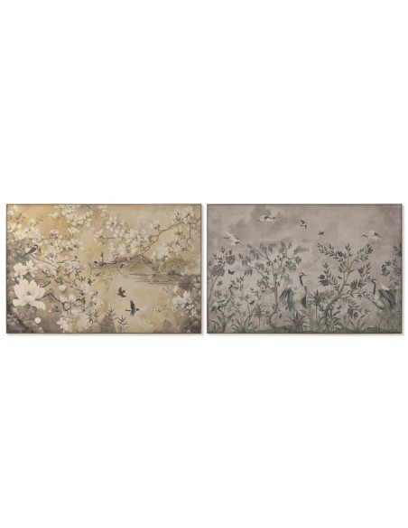 CUADRO LINO ABETO 120X3X80 FLORES CEREZO 2 SURT.