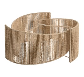 PANTALLA FIBRA METAL 48,00,X45X22 NATURAL MARRON