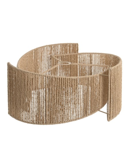 PANTALLA FIBRA METAL 48,00,X45X22 NATURAL MARRON PANTALLA FIBRA METAL 48,00,X45X22 NATURAL MARRON