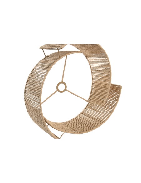 PANTALLA FIBRA METAL 48,00,X45X22 NATURAL MARRON PANTALLA FIBRA METAL 48,00,X45X22 NATURAL MARRON