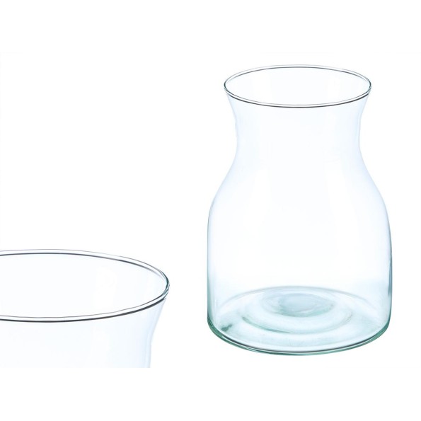 JARRON CRISTAL ANCHO FORMA 20CM