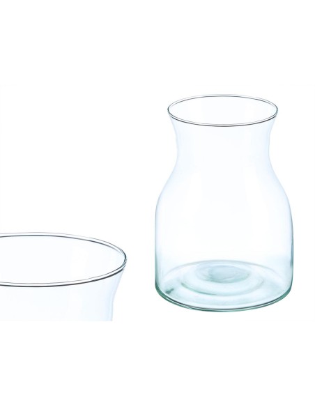 JARRON CRISTAL ANCHO FORMA 20CM JARRON CRISTAL ANCHO FORMA 20CM