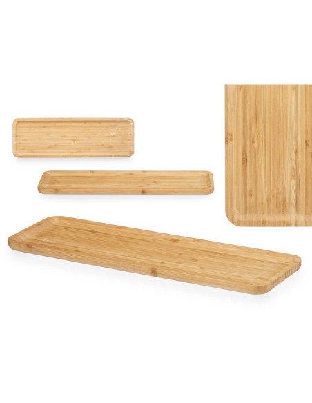 TABLA BAMBU RECTANGULAR APERITIVO 46X15 CM TABLA BAMBU RECTANGULAR APERITIVO 46X15 CM