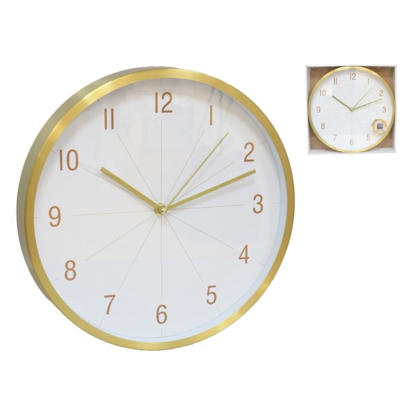 RELOJ DE PARED ISIS 30CM ORO