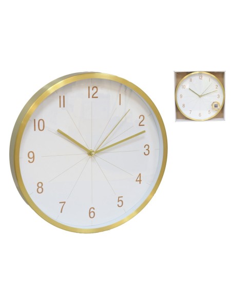 RELOJ DE PARED ISIS 30CM ORO RELOJ DE PARED ISIS 30CM ORO