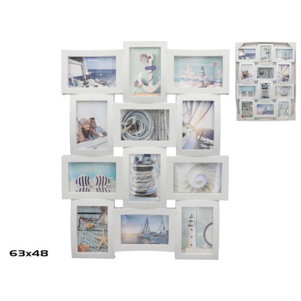PORTAFOTOS MULTIPLE 12 FOTOS 63X48 CM