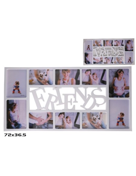 PORTAFOTOS MULTIPLE FRIENDS 72X36,5 CM PORTAFOTOS MULTIPLE FRIENDS 72X36,5 CM