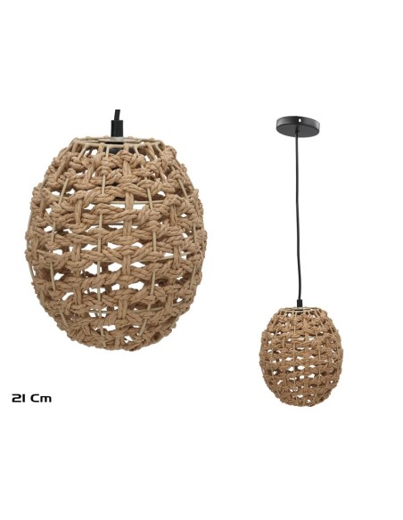 LAMPARA COLGANTE ATENEA H21X19 CM