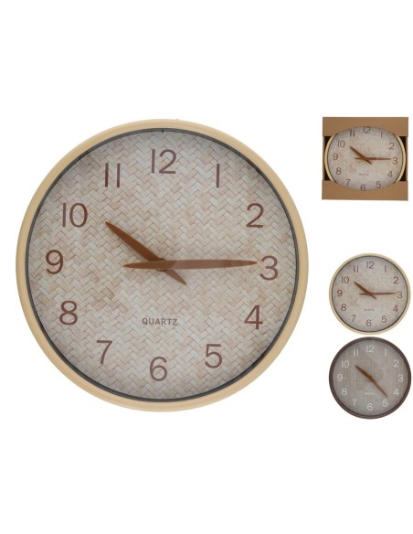 RELOJ PARED ESTRIN 30CM 2 SURT. RELOJ PARED ESTRIN 30CM 2 SURT.