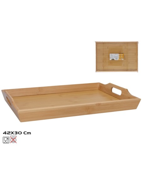 BANDEJA BAMBU 42X30 CM XXXXXXXX BANDEJA BAMBU 42X30 CM XXXXXXXX
