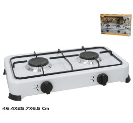COCINA DOS FUEGOS DE GAS 46,4X25,7X6,5 CM