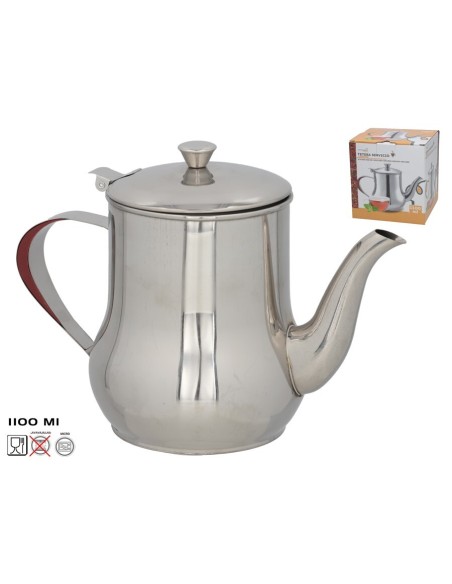 TETERA SERVICIO LONDON 1200ML  ACERO INOX. TETERA SERVICIO LONDON 1200ML  ACERO INOX.