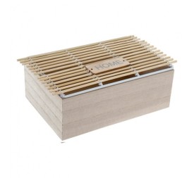 CAJA MDF RATAN 25X15X9 NATURAL