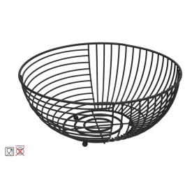 FRUTERO METAL 28X28X12CM NEGRO