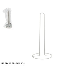 PORTAROLLOS METAL CARMEN 12.5X30CM BLANCO