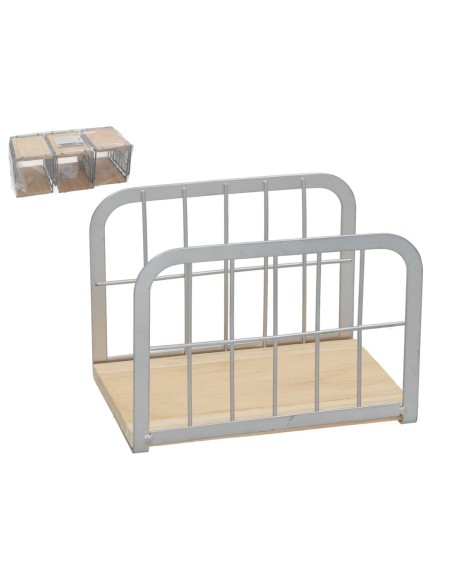 SERVILLETERO METAL+MADERA CORDOBA 10X14.5X10.5CM M SERVILLETERO METAL+MADERA CORDOBA 10X14.5X10.5CM M