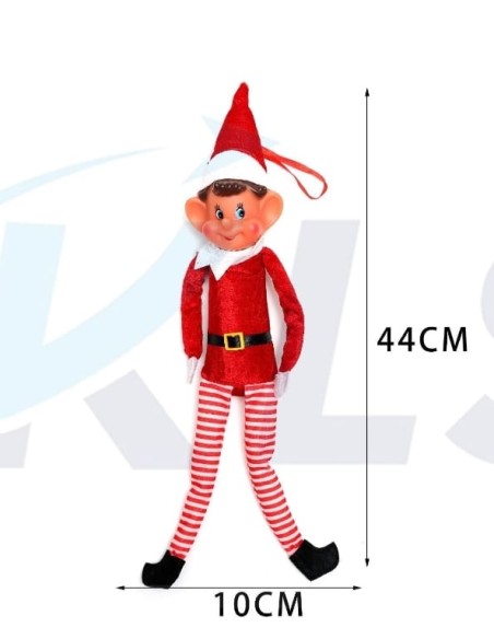 MUÑECO ELFO DECORATIVO NAVIDEÑO 45CM
