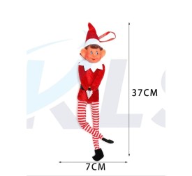 MUÑECO ELFO DECORATIVO NAVIDEÑO 38CM