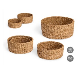 SET 2 CESTOS REDONDOS 25CM DIAM