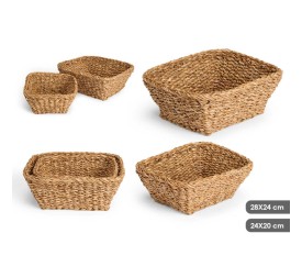 SET 2 CESTOS RECTANGULARES 28X24CM