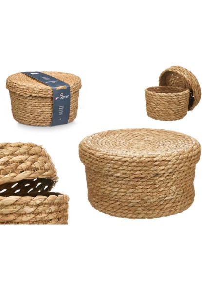 CESTO TAPA REDONDO GRD NATURAL