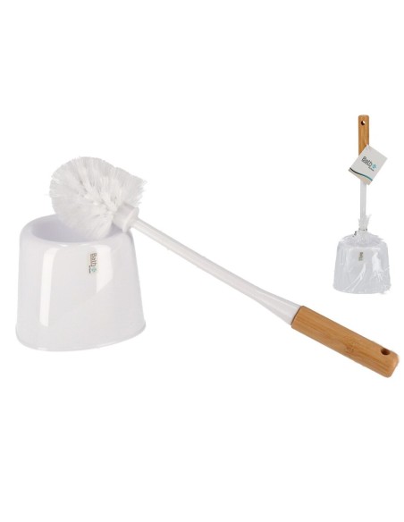 ESCOBILLERO NATURE 38X13CM - BLANCO