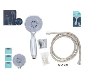 SET DUCHA 3 PCS ACERO INOXIDABLE ISLA 3 FUNCIONES