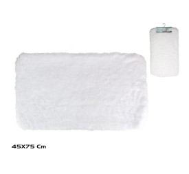 ALFOMBRA DE BAÑO NIZA 45X75CM BLANCA