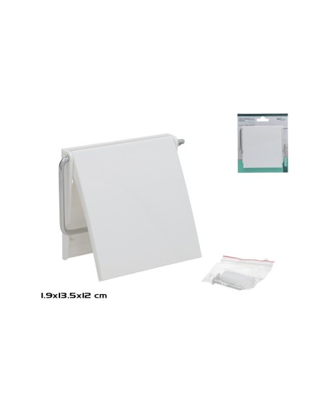 PORTARROLLO PAPEL WILLIAM 13,5X12X1,9CM BLANCO