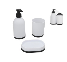 SET 3 ACCESORIOS BAÑO 8X9.5CM BLANCO